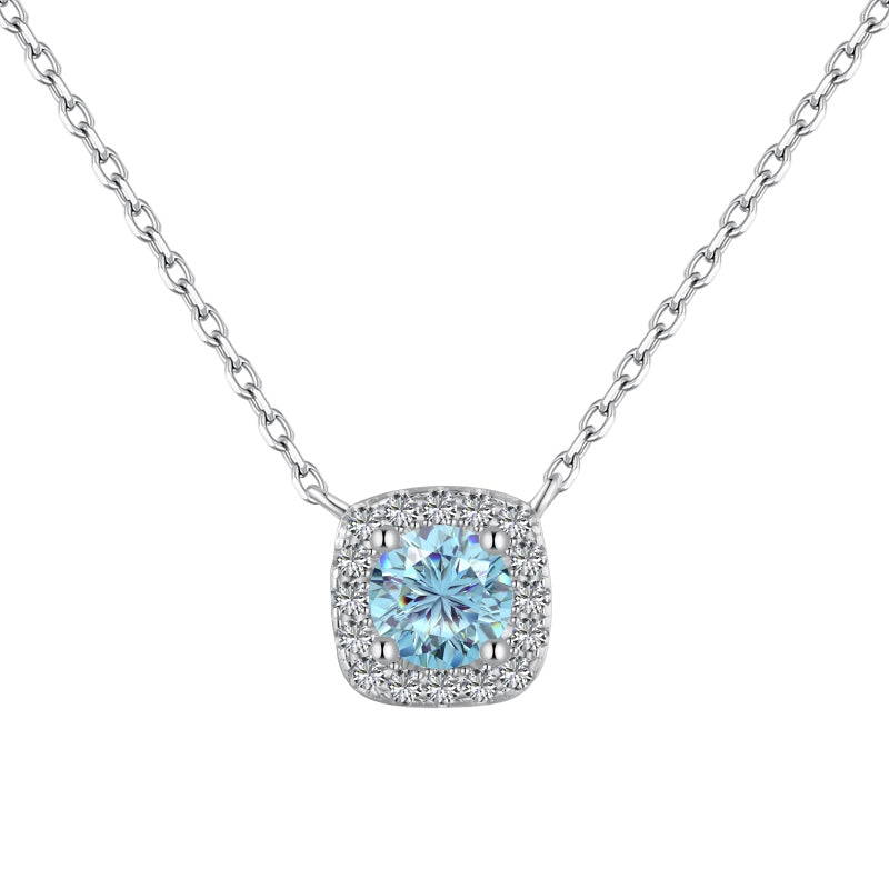 Birthstone Cushion Necklace