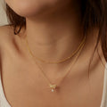 Bow Pearl Necklace