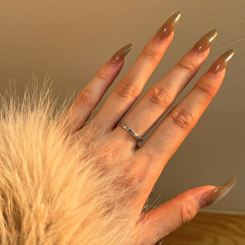 Minimal CZ Band Ring