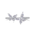 Floral CZ Ring